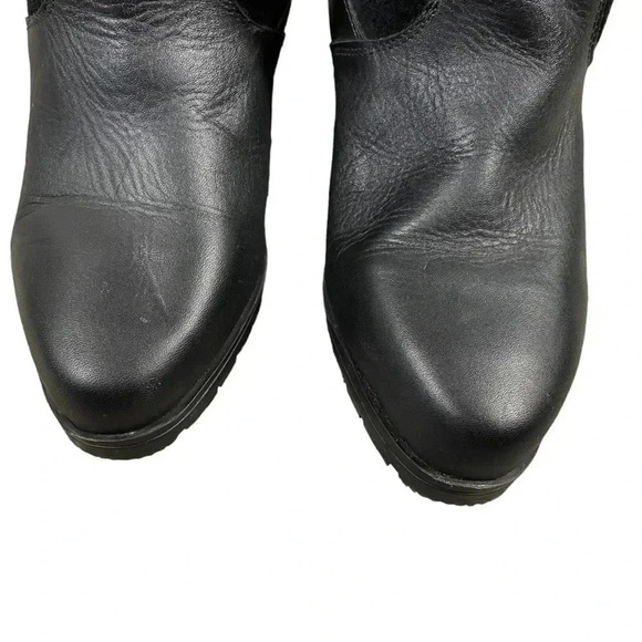 Blondo Leather Suede 100% Wool Flat Winter Boots Size 6.5 - Picture 5 of 8